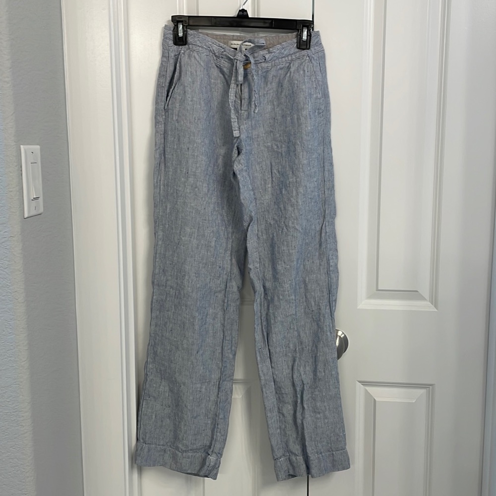Banana Republic Size 2 Linen Low Rise Pants